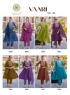 Vaari Vol 1 By Passion Tree Mal Chanderi Bulk Umbrella Cut Kurtis Orders In India